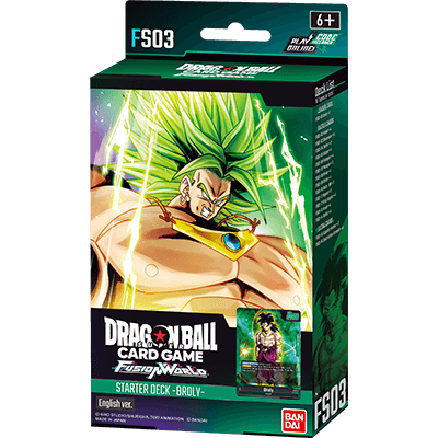Dragon Ball Super Card Game Fusion World – Starter Deck Broly [FS03]