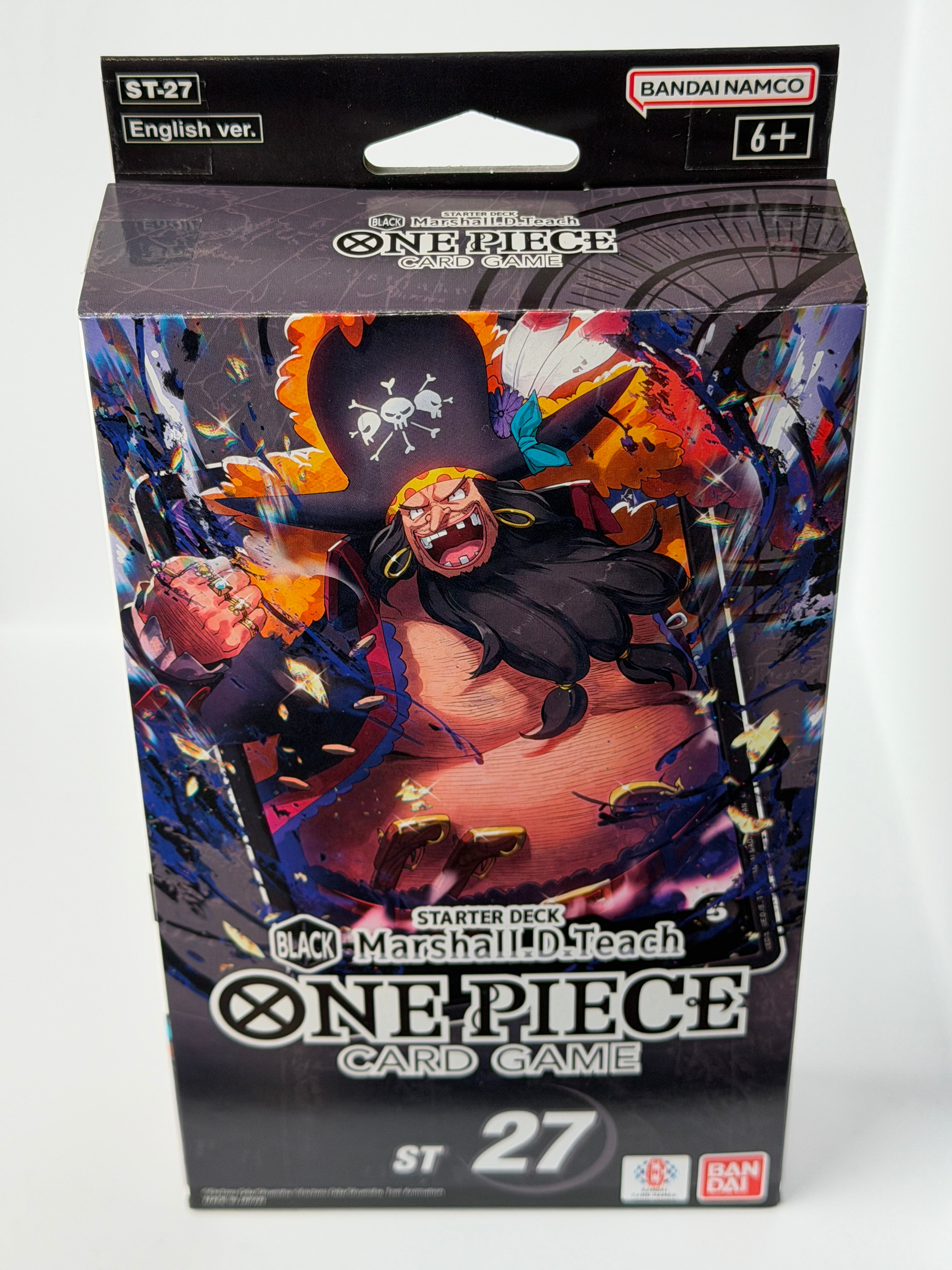 One Piece TCG ST-27 Starterdeck Marshall D. Teach (Schwarz) | Englisch | Versiegelt