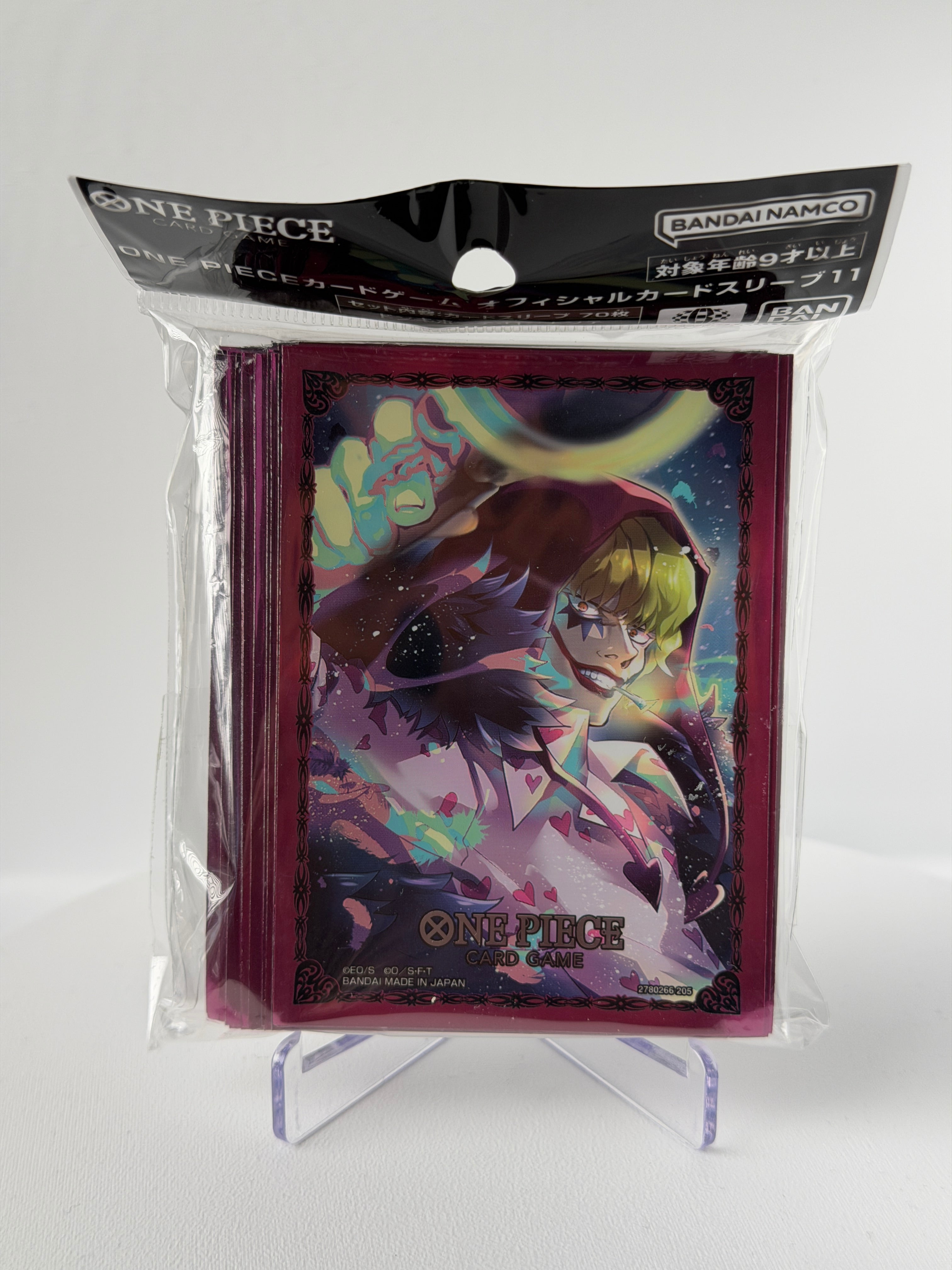 One Piece Card Game Official Card Sleeves Donquixote Doflamingo (70 Sleeves) | Sealed