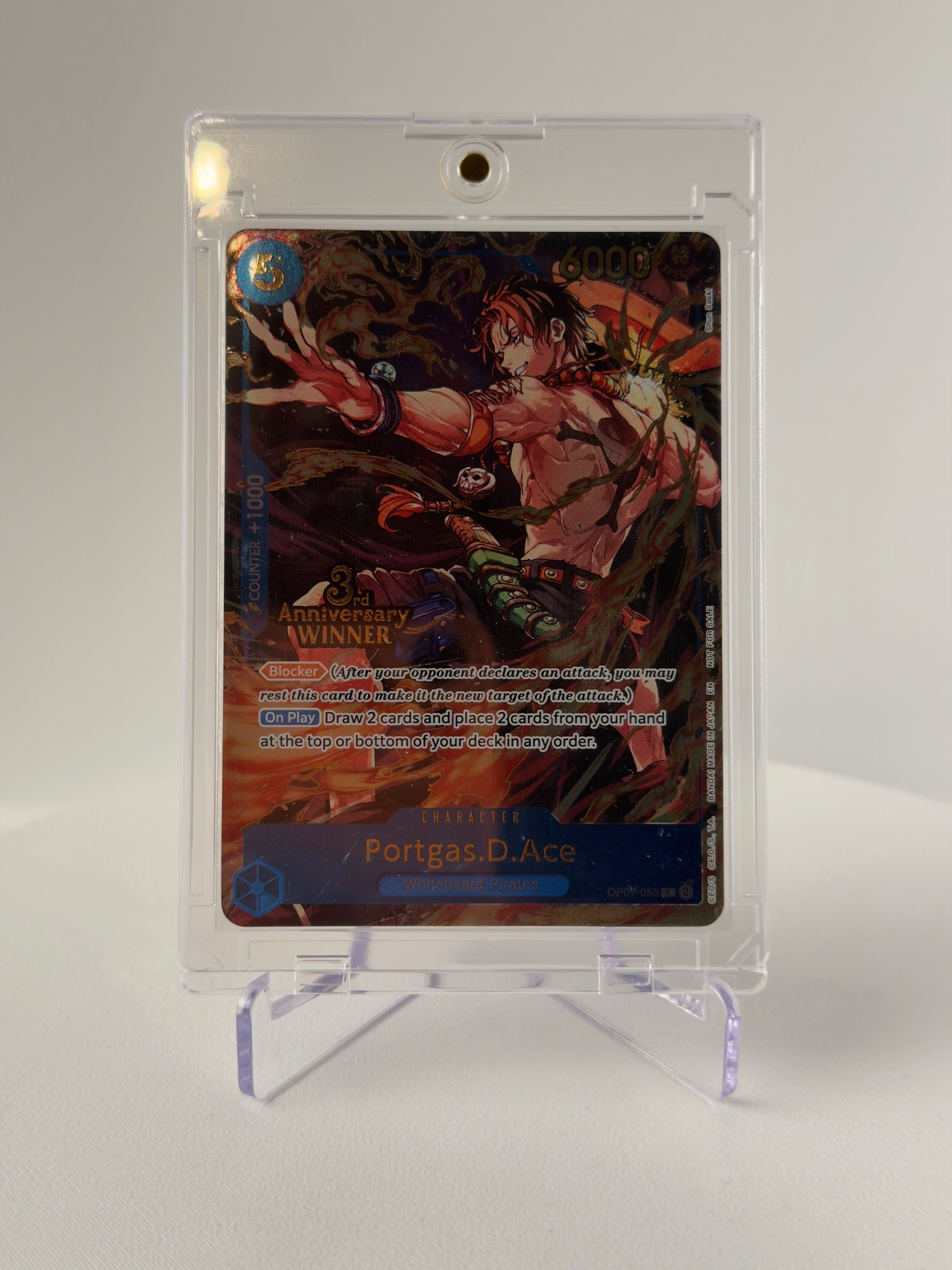 Portgas.D.Ace OP04-055 – 3rd Anniversary Winner | One Piece TCG | English | Near Mint | Foil