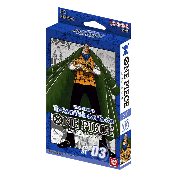 One Piece TCG ST-03 Starter Deck The Seven Warlords of the Sea | English | Sealed