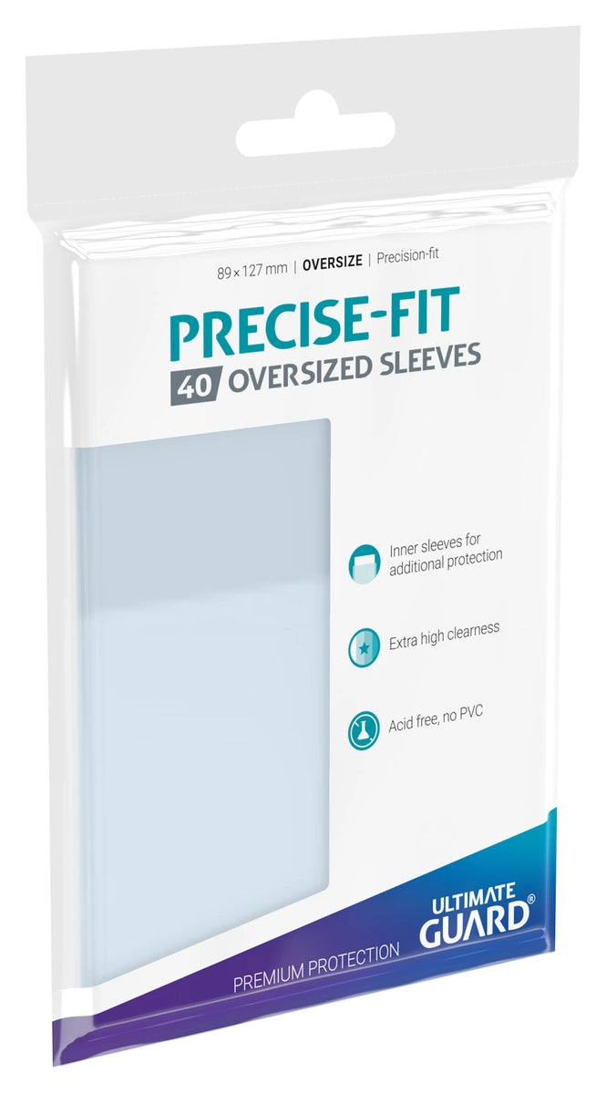 Ultimate Guard Precise-Fit Oversized Sleeves – 40 Kartenhüllen