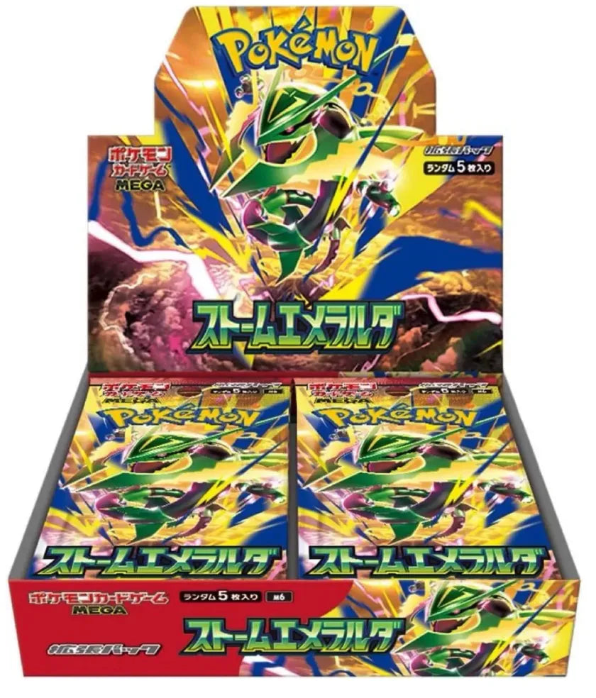 Pokémon Storm Emeralda M6 Display – Japanisch (JPN) – 30 Booster