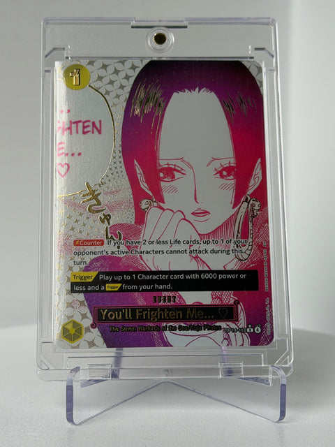 You’ll Frighten Me OP04-118 AA | One Piece TCG | English | Near Mint | Foil